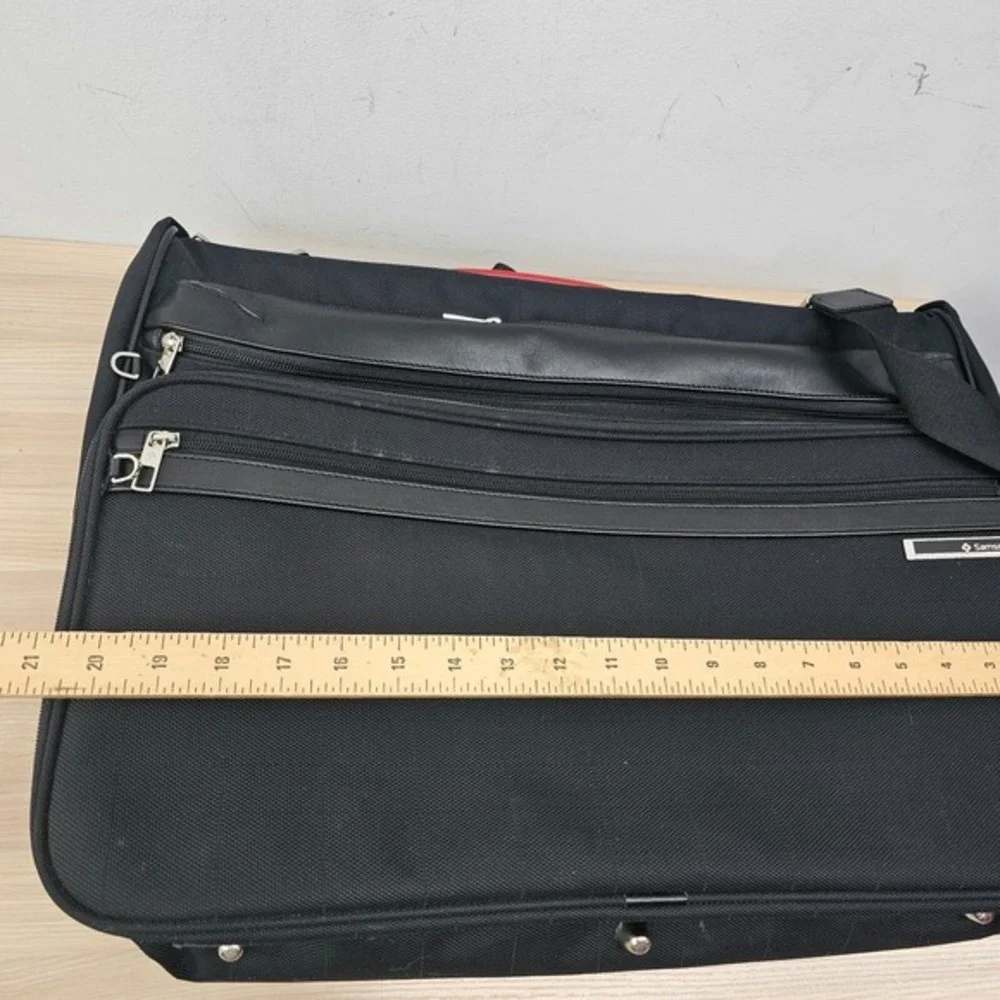 Samsonite Carry On Travel Bag Black Label‎ 2 Way Luggage Briefcase Suit Bag Luxe